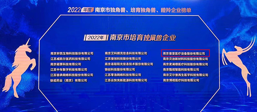 2022年南京市培育獨角獸企業名單